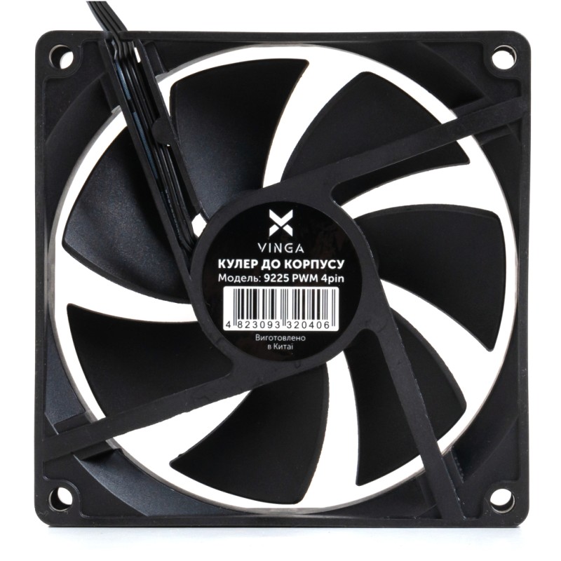Кулер для корпуса Vinga 9225 PWM 4pin ОЕМ