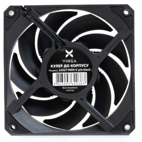 Кулер для корпуса Vinga 12027 PWM 4-pin black ОЕМ