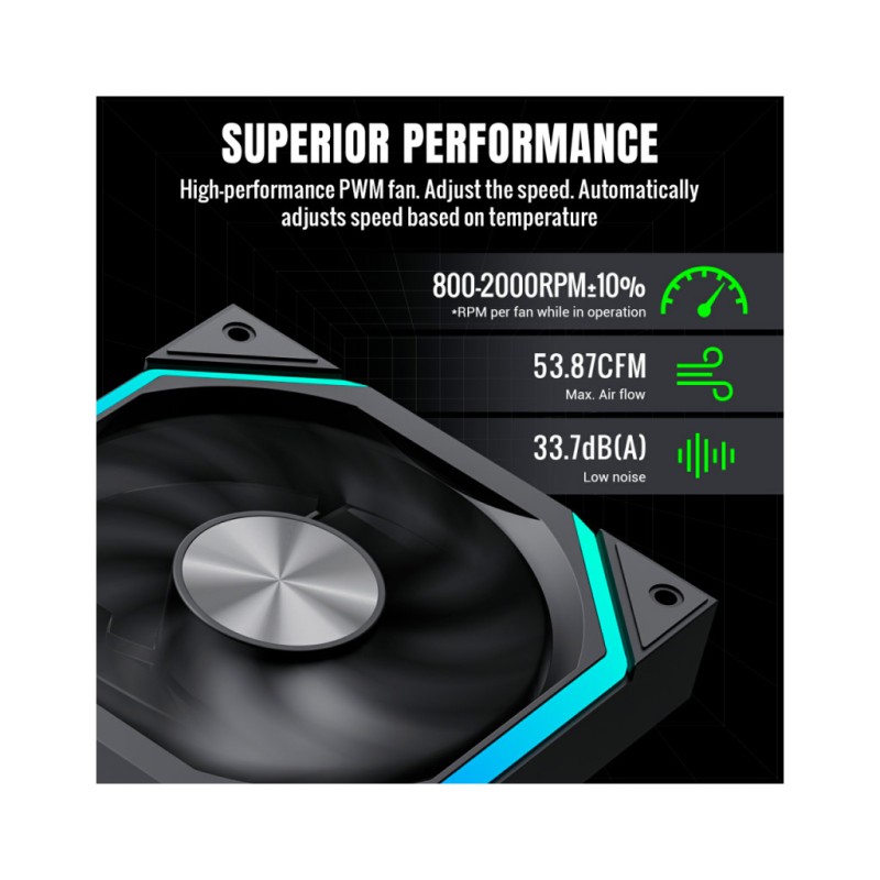 Кулер для корпуса Gamemax FN12A-N2