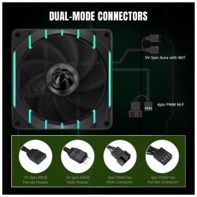 Кулер для корпуса Gamemax Tornado T12 ARGB