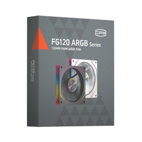 Кулер для корпуса PcCooler Вентилятор реверсний PCCOOLER FG120R ARGB BK чорний для корпусу 1 (FG120R ARGB BK)