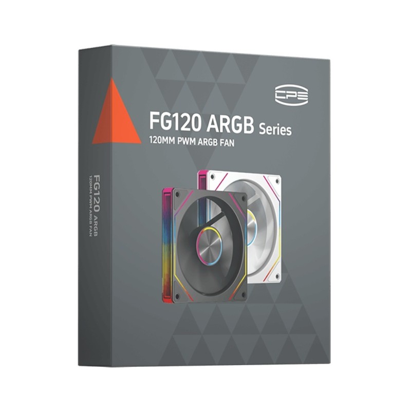 Кулер для корпуса PcCooler Вентилятор реверсний PCCOOLER FG120R ARGB BK чорний для корпусу 1 (FG120R ARGB BK)