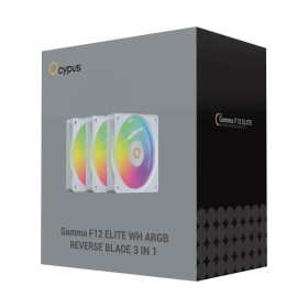 Кулер для корпуса OCYPUS GAMMA F12 ELITE WH A (GAMMA-F12-WH3AM01E-GL)