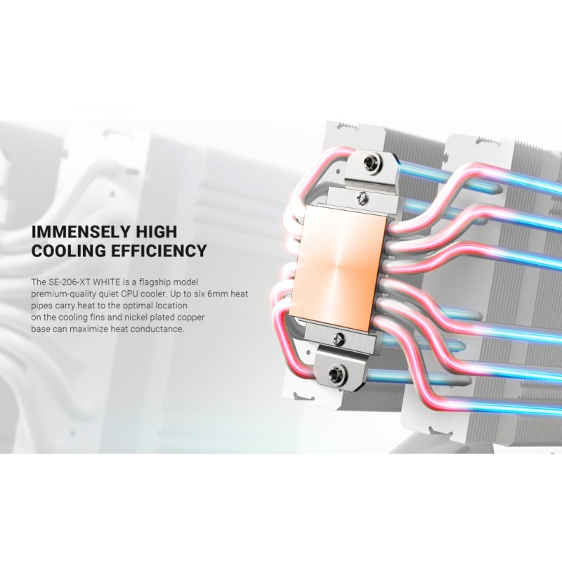 Кулер для процессора ID-Cooling SE-206-XT White