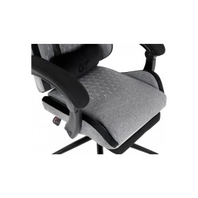 Кресло игровое GT Racer X-2324 Gray/Black (X-2324 Fabric Gray/Black Suede)