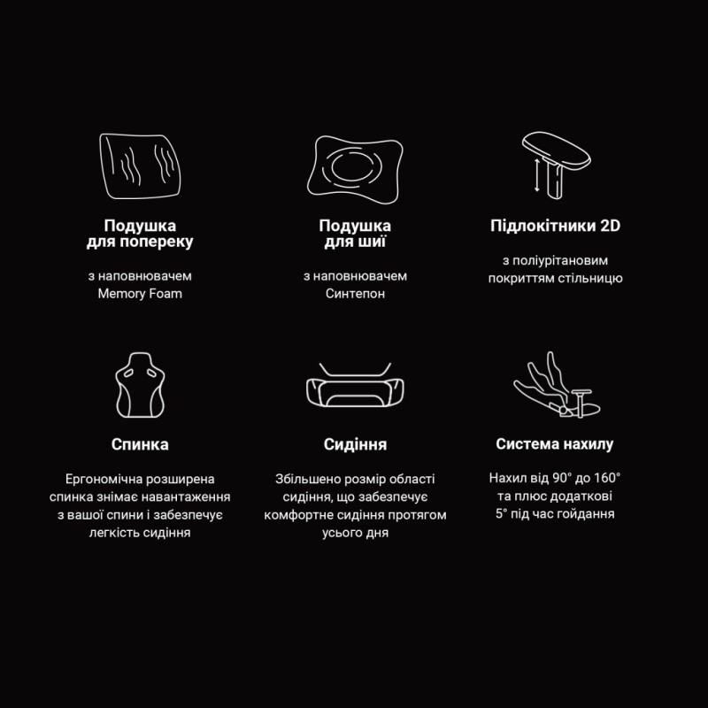 Кресло игровое Anda Seat Phantom 3 Size L Grey (AD18Y-06-G-F)