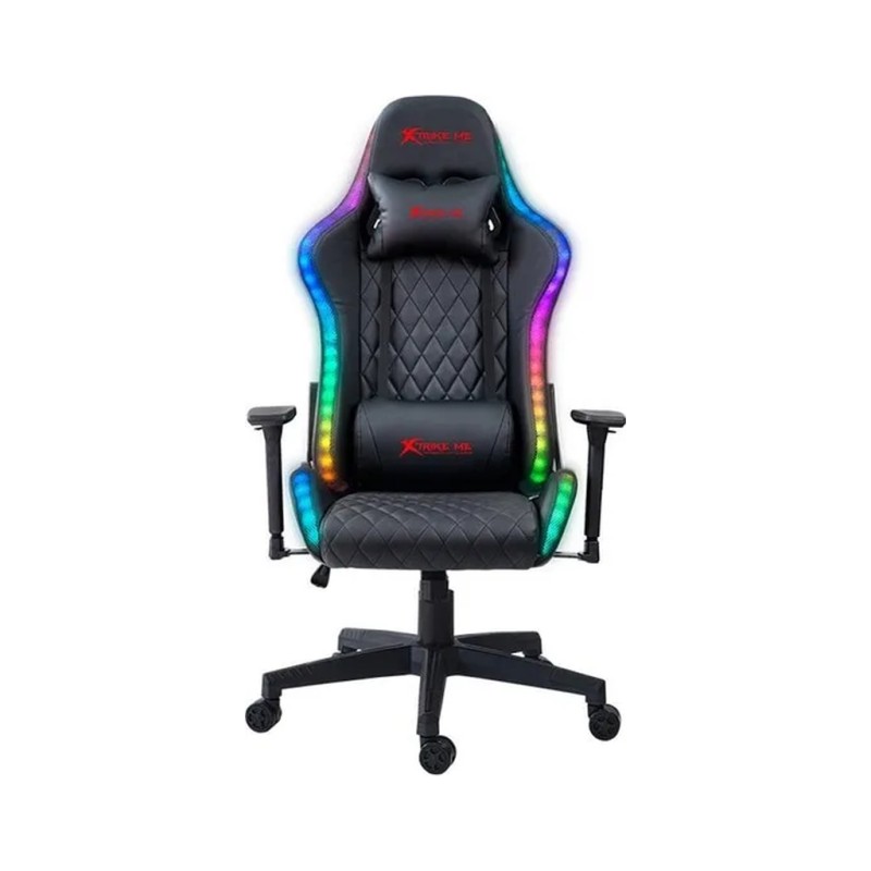 Кресло игровое Xtrike ME Advanced Gaming Chair GC-907 RGB Black/Red (GC-907)