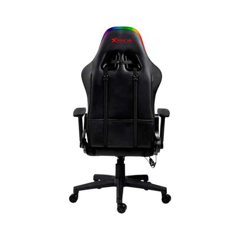 Кресло игровое Xtrike ME Advanced Gaming Chair GC-907 RGB Black/Red (GC-907)