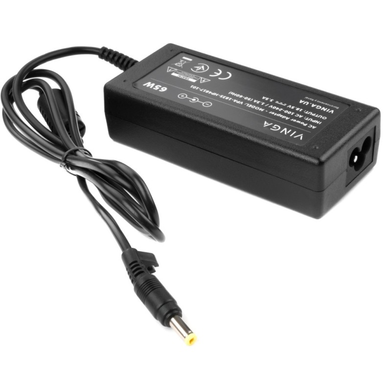Блок питания к ноутбуку Vinga HP 65W 18.5V 3.5А 4.8*1.7 (VPA-1835-HP4817-101)