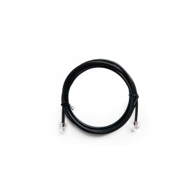 Патч-корд телефонный 2м RJ11 (6P4C) black Cablexpert (TC6P4CR-2M)