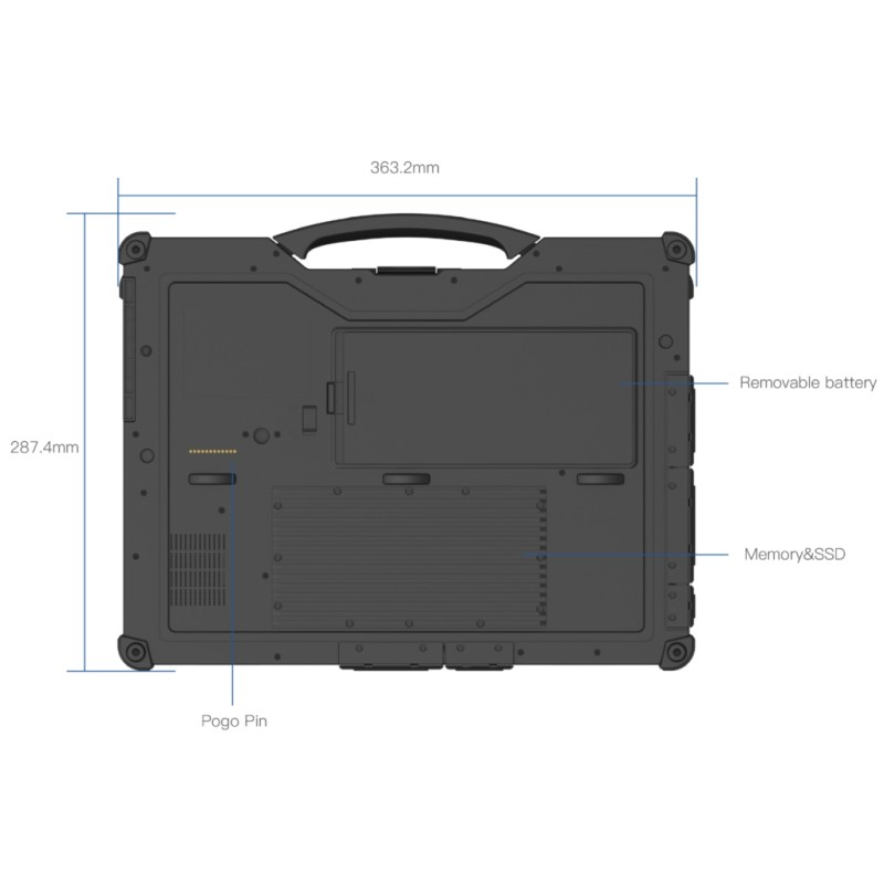 Ноутбук Vinga Scout X14A (X14A-1255321024BWP)