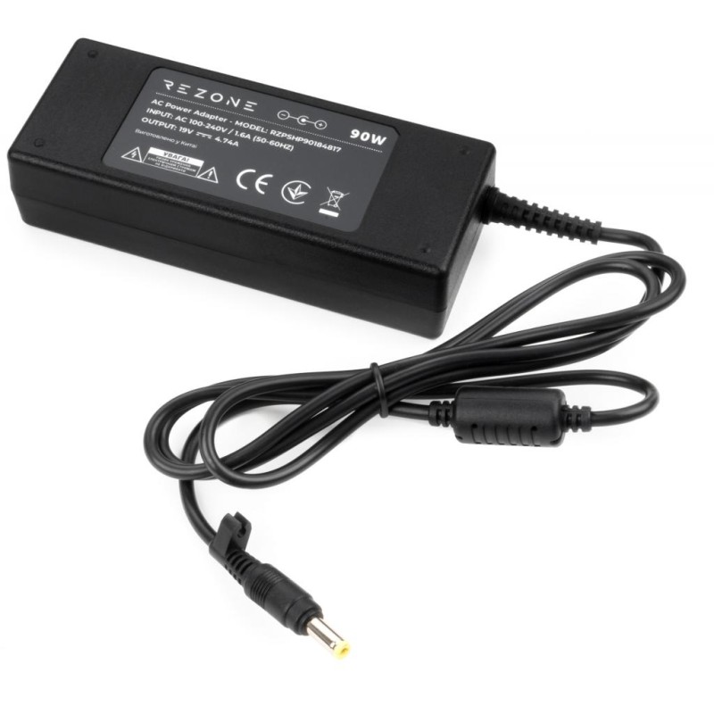 Блок живлення до ноутбуку Rezone HP 90W 18.5V 4.74A 4.8*1.7 (RZPSHP90184817)