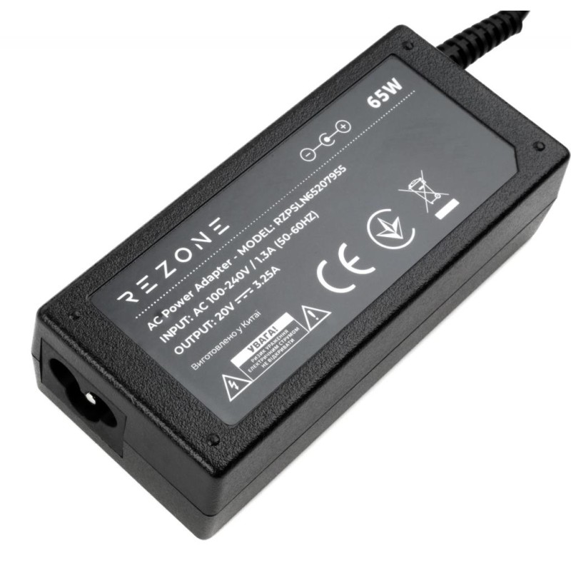 Блок питания к ноутбуку Rezone Lenovo 65W 20V 3.25А 7.9*5.5 (RZPSLN65207955)