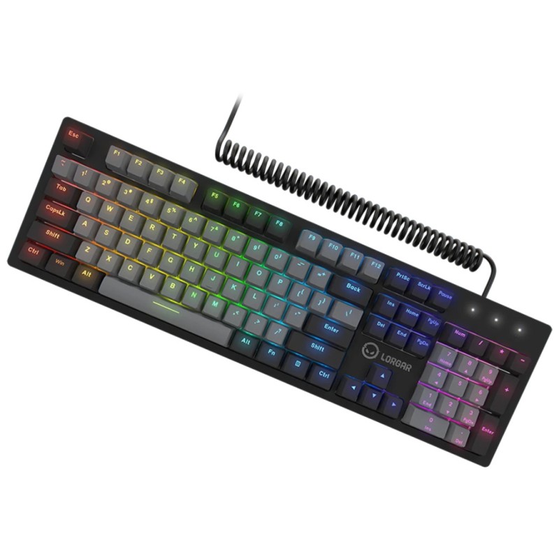 Клавиатура Lorgar Azar 514 RGB USB UA Black (LRG-GK514B-UA)