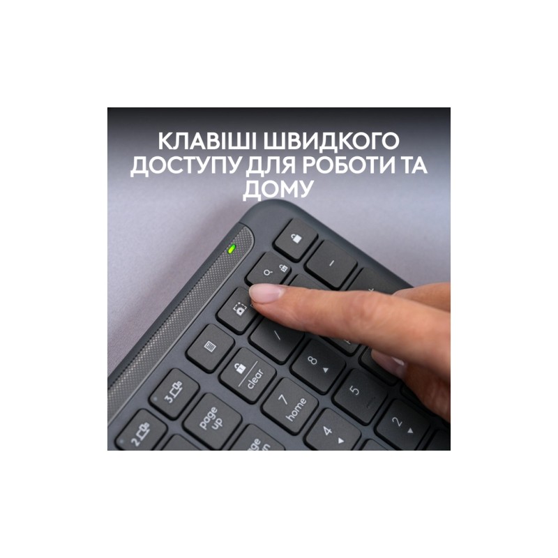 Клавиатура Logitech K950 Bluetooth/Wireless UA Graphite (920-012465)