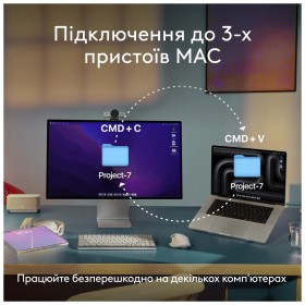 Клавиатура Logitech MX Keys S для MAC Bluetooth/Wireless UA Space Grey (920-011637)