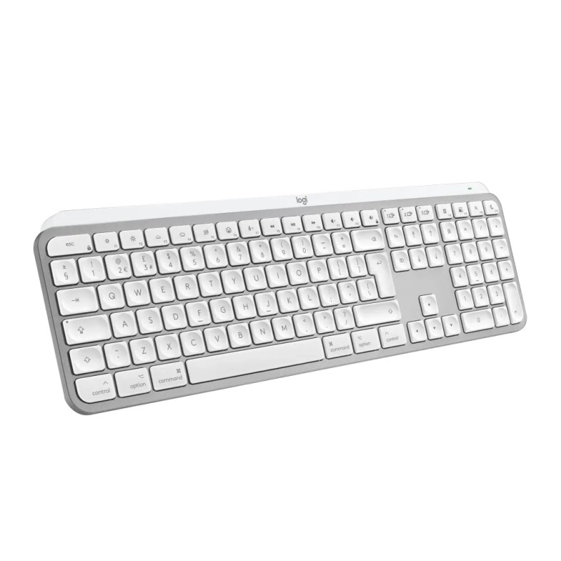 Клавиатура Logitech MX Keys S для MAC Bluetooth/Wireless UA Pale Grey (920-011638)