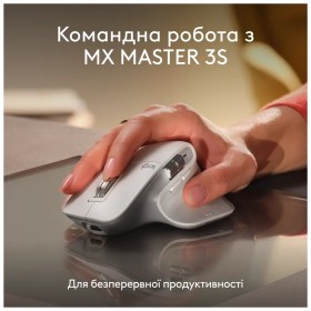 Клавиатура Logitech MX Keys S для MAC Bluetooth/Wireless UA Pale Grey (920-011638)