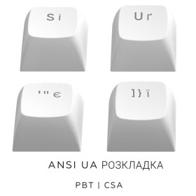 Клавиатура Dark Project ALU81 Terra Nostra PBT RGB Mech G3MS Moonstone White
