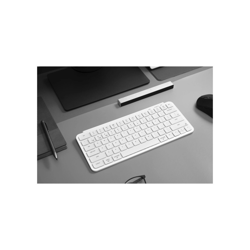 Клавиатура Keychron B1 Pro Wireless/Bluetooth/USB UA Ivory White (B1P-K8-UA)