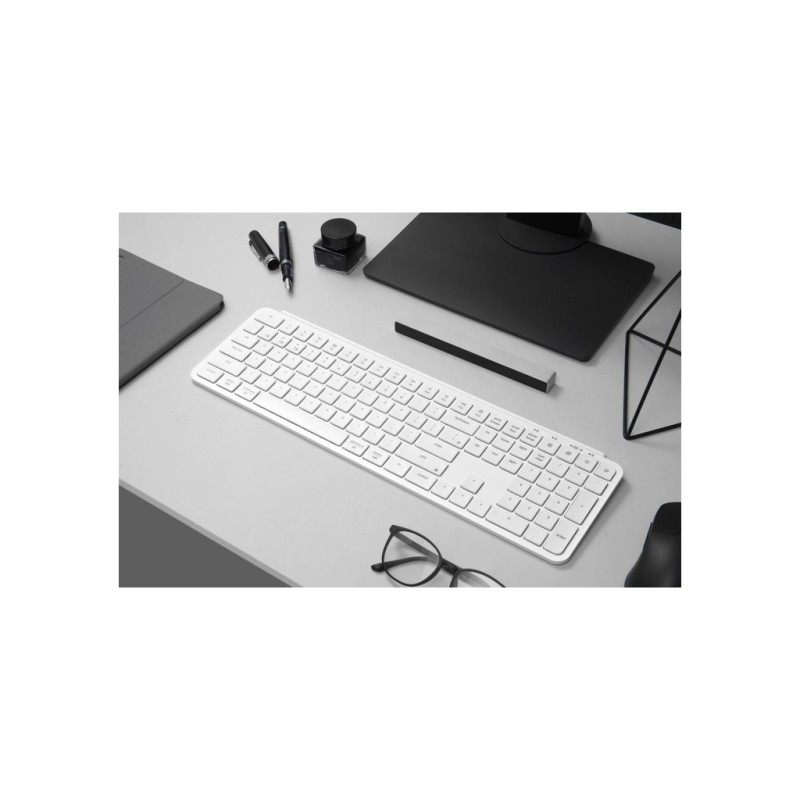 Клавиатура Keychron B6 Pro Wireless/Bluetooth/USB UA Ivory White (B6P-K8-UA)