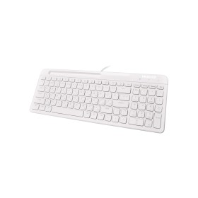 Клавиатура Maxxter KB-01W-UA USB White (KB-01W-UA)