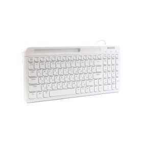 Клавиатура Maxxter KB-01W-UA USB White (KB-01W-UA)