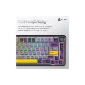 Клавиатура Ajazz AK820 MAX Magnetic Switch RGB USB Black (AK820MAX-WM-BGY)
