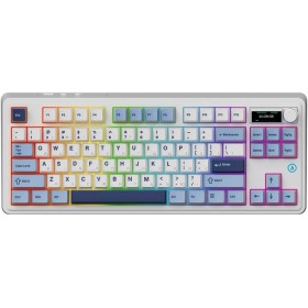 Клавиатура Ajazz AK870 PLUS Murad Switch RGB Wireless/Bluetooth/USB White (AK870-MU-BWD)