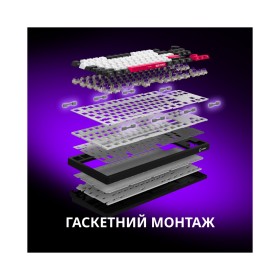 Клавиатура Lorgar KBP70TKLW Wireless TKL Mechanical Pro UA Black/Red (LRG-KBP70TKLW-BK-US)