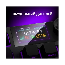 Клавиатура Lorgar KBP70TKLW Wireless TKL Mechanical Pro UA Black/Red (LRG-KBP70TKLW-BK-US)