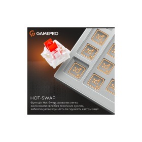 Клавіатура GamePro Genesis Joker Pro MK124G Pro Outemu Red Switch Wireless/Bluetooth/USB