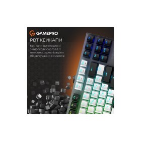 Клавиатура GamePro Genesis Joker Pro MK124G Pro Outemu Red Switch Wireless/Bluetooth/USB UA Gray (MK124G Pro)