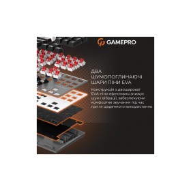 Клавіатура GamePro Genesis Joker Pro MK124G Pro Outemu Red Switch Wireless/Bluetooth/USB