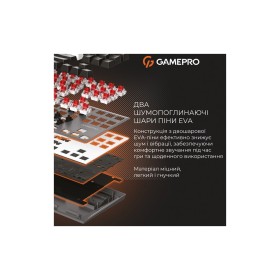 Клавіатура GamePro Genesis Joker MK124G Outemu Red Switch USB UA Gray (MK124G)