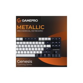 Клавіатура GamePro Genesis Metallic MK110B Outemu Red Switch USB UA Black (MK110B)