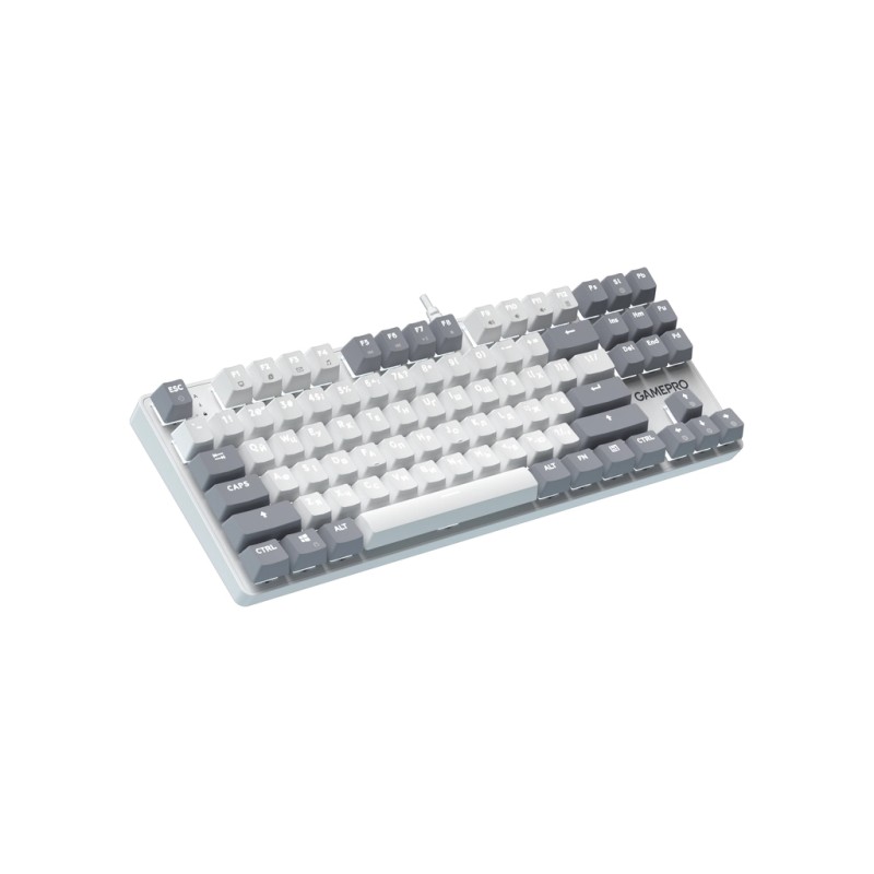 Клавиатура GamePro Genesis Metallic MK110W Outemu Red Switch USB UA White (MK110W)