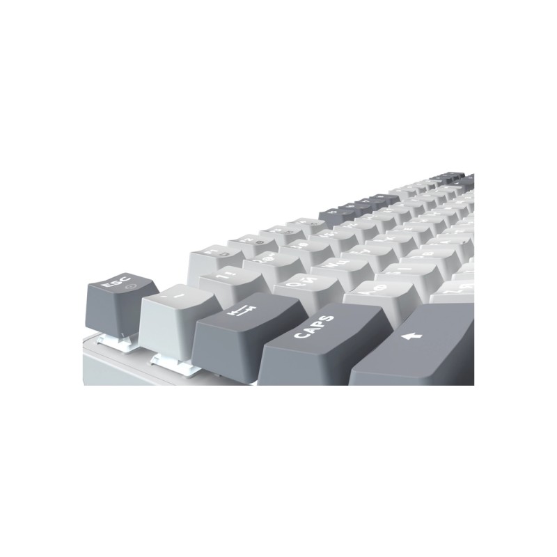 Клавиатура GamePro Genesis Metallic MK110W Outemu Red Switch USB UA White (MK110W)