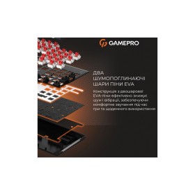 Клавиатура GamePro Genesis Metallic MK144B Outemu Red Switch USB UA Black (MK144B)