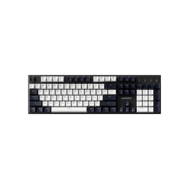 Клавиатура GamePro Genesis Metallic MK144B Outemu Red Switch USB UA Black (MK144B)