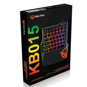 Клавиатура Meetion KB015 USB Black/Orange (MT-KB015-A)