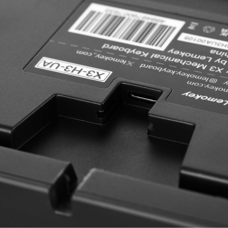 Клавиатура Lemokey Keychron X3 Brown RGB USB Black (X3-H3-UA)