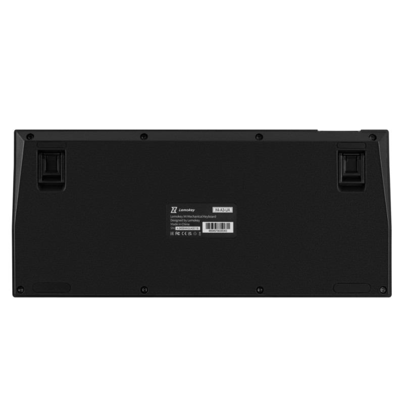 Клавиатура Lemokey Keychron X4 Brown Red LED USB Black (X4-A3-UA)