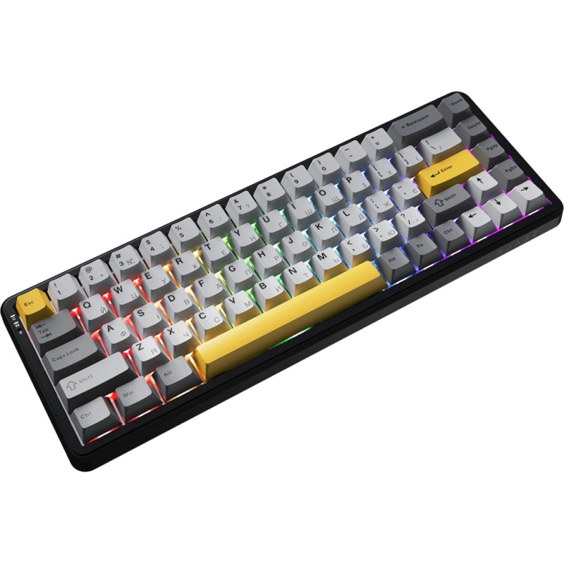 Клавіатура Ajazz AK680 MAX Magnetic Switch RGB USB Black (AK680-M-BGY-AW)
