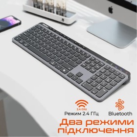 Клавиатура Meetion WK330 Wireless/Bluetooth Black (MT-WK330-A-RUA)