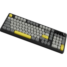 Клавиатура Ajazz AF98 Plus Wireless/Bluetooth/USB UA Black/Grey/Yellow (AF98-PLUS-BGY)