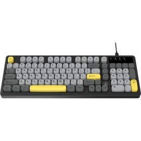 Клавіатура Ajazz AF98 USB UA Black/Grey/Yellow (AF98-BGY)