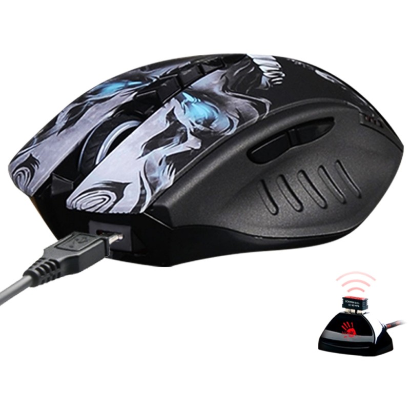 Мышка A4Tech Bloody R80 Plus Wireless Skull (4711421977326)
