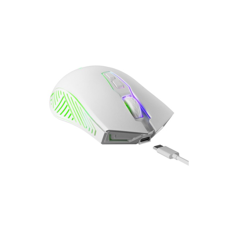 Мышка Defender Pandora GM-502 LED Wireless White (52502)