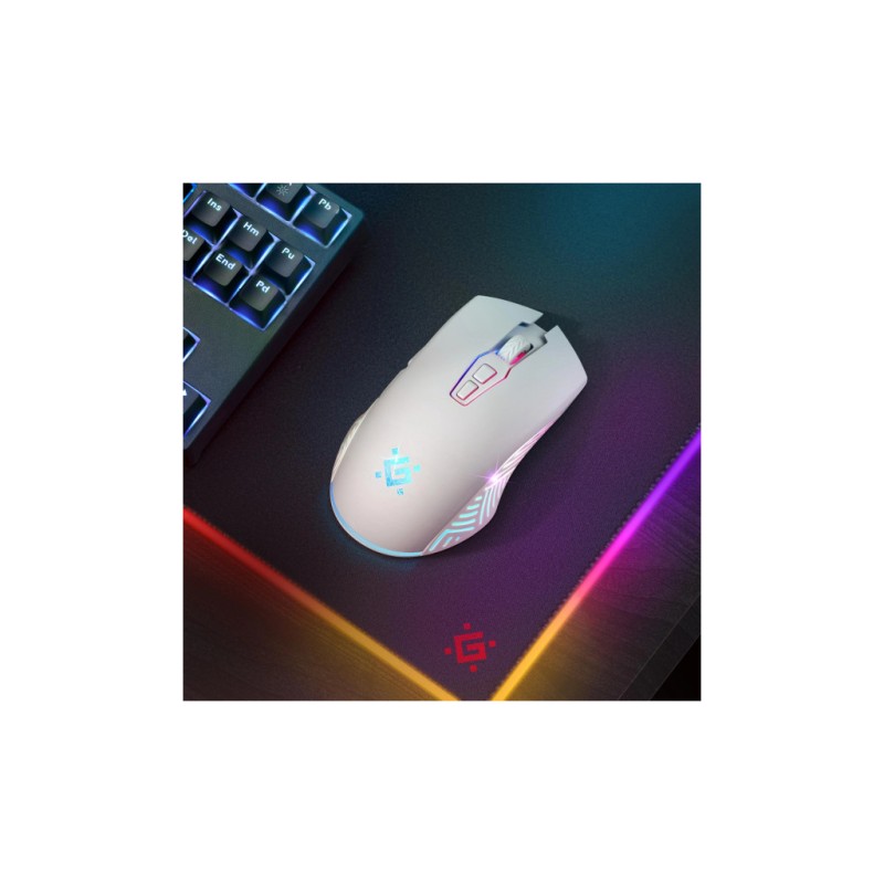 Мышка Defender Pandora GM-502 LED Wireless White (52502)